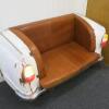 Converted Retro Car Boot 2 Seater Bench/Sofa with Working Tail Lights - 2