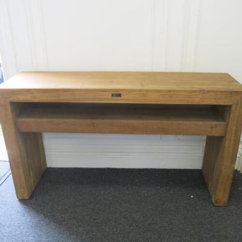 Raft Reclaimed Teak Wooden Console Table with Shelf Under. Size (H) 80 x (W) 140 (D) 40cm