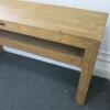 Raft Reclaimed Teak Wooden Console Table with Shelf Under. Size (H) 80 x (W) 140 (D) 40cm - 4