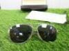 Pair of Louis Vuitton Sunglasses in Hard Case, Model Z077U. - 5