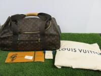 Louis Vuitton Neo Eole 55 Boston Monogram Canvas Brown Shoulder Bag, Model M23032. Comes with Brown Protective Cover, Dust Cover, 2 x LV Padlock & Keys & Appears Little Used. Comes with Selfridges Manchester Receipt.