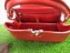 Louis Vuitton Capucines BB Taurillon Red Leather Bag. Comes with Box & Dust Cover. Appears in Good Condition. - 6