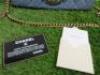 Chanel Blue Leather Crossbody Bag. S/N 17654924. Comes with Authenticity Card. - 3