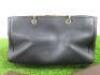 Gucci Bamboo Shopper Black Leather Handbag. S/N CO17907061. Comes with Dust Cover. - 4