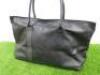 Paul Costelloe Black Leather Bag. Appears Unused. - 4