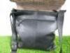 Taurus Black Leather & Leopard Print Tote Satchell Bag. - 3