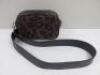 2 x Coach Bags to Include: 1 x Belt Bag & 1 x Burgundy Leopard Print Crossbody Bag. - 2