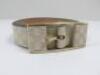 Gucci Unisex Tan Leather Belt, 297012, Size 38.