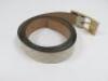 Gucci Unisex Tan Leather Belt, 297012, Size 38. - 3