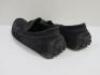 Louis Vuitton Suede Shoes with Dust Covers. Approx. Size 7. - 3