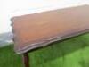 Dark Wood Coffee Table, Size H45 x W97 x D48cm. - 3