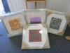 6 x Assorted Glazed Framed Abstract Prints. Size 60 x 60cm - 2