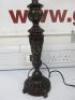 Ceramic Table Lamp, Size H50cm. NOTE: requires lampshade & bulb. - 2