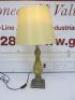 Winsteria Table Lamp with Sand Coloured Lamp Shade, Size H65cm.