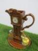 Park Rose Grandfather Clock Pitcher. - 2