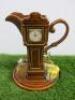 Park Rose Grandfather Clock Pitcher. - 4