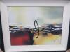 Framed Oil Canvas Print Abstract Art. Size 50 x 64cm - 2