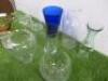 11 x Assorted Sized Glass Vases. - 3