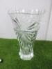 4 x Assorted Sized Glass Vases to Include: 2 x Cut Glass & 2 x Others. - 5