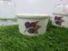 2 x Cheese Glass Bell with Bases & 2 x Royal Worcester Fine Porcelain Ramekin Dishes. - 4