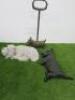 3 x Ornamental Dogs, 2 x Scotties and One Other, 2 x Metal & 1 x Stone.