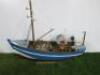 A Model of a Fishing Boat 46cm Long - 6