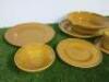 Ikea 6 Place Dinner Service Set with Serving Platter & Bowl in Mustard Yellow. - 3