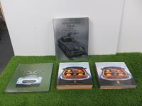 4 x Car Books to Include: 1 x Classic Cars, 1 x Mercedes Benz 300SL & 2 x Rolls Royce Enthusiasts Club.