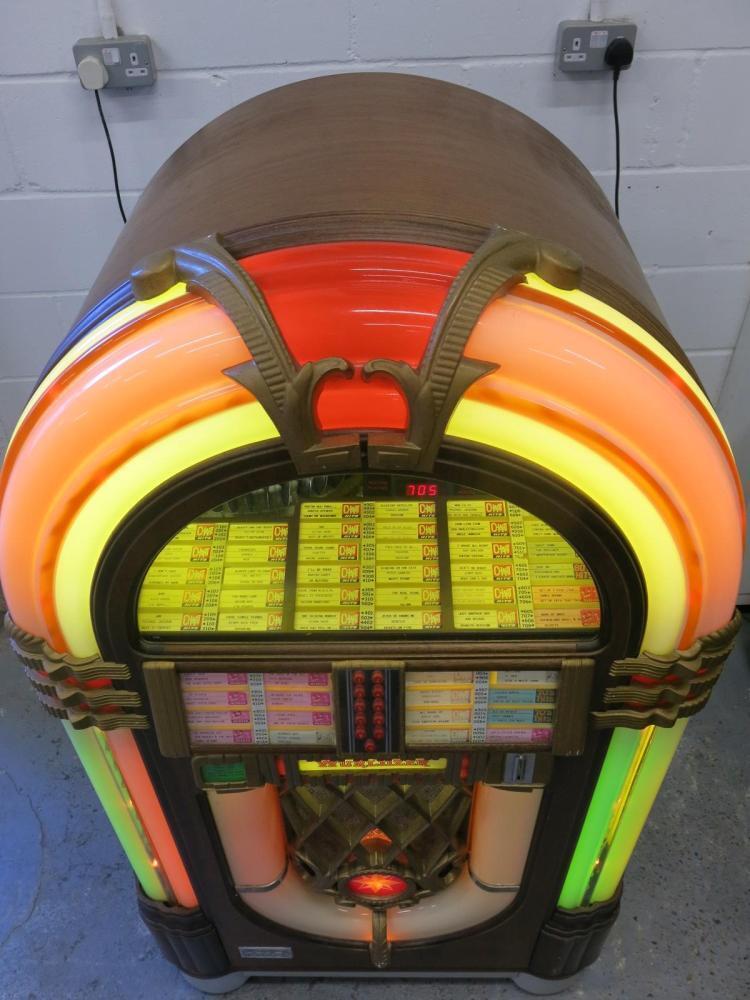 Wurlitzer 'One More Time' Jukebox 1015 Vinyl Model MB 20-16 OMT, Nr ...