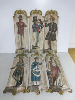 6 x Palladio Painted Wall Panels, Size 58 x 19cm