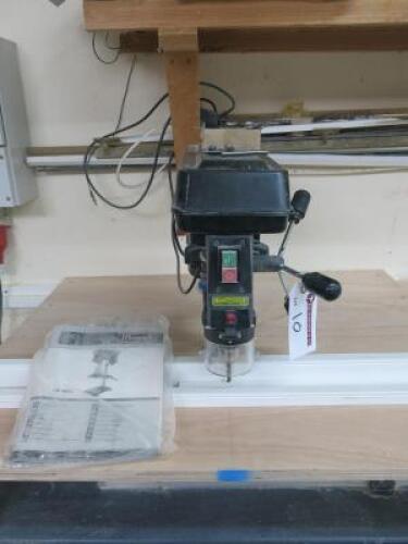 Scheppach Adapted Bench Drill, Custom Base as viewed & pictured. Model DP16SL, S/N 0102- 29118 With Manual. 