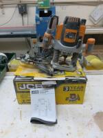 JCB 2100w 1/4" + 1/2" Router, S/N 31001981, Year 2018) with Manual