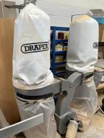 Draper 300L Twin Bag Dust Extractor, S/N 21010019