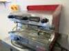 San Remo 2 Group Espresso Coffee Machine in Red, Model Capri Deluxe. NOTE: requires plug. - 2