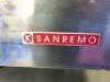 San Remo 2 Group Espresso Coffee Machine in Red, Model Capri Deluxe. NOTE: requires plug. - 4