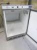 Polar Stainless Steel Single Door Fridge. Model CD080. Size H86 x W60 x D58cm. Requires New Plug, Untested. - 3