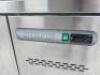 Sterling Undercounter Stainless Steel Fridge with Table Top shelf. Model- SPP-7-180-30 S P C I R. Size H124 x 179 x D70cm. No Power Cable Found - 3