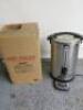 Boxed/New Mylek 25L Water Urn.