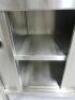 Two Door Stainless Steel Warming Cabinet H87 x W115 x D70cm. - 3