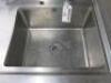 Vogue Stainless Steel Single Bowl Sink with Shelf Under, Size H95 x W120 x D60cm. - 5