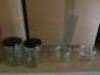 Approx 20 x Boxes with Large Quantity of Assorted Glass Jars & Verrine Style Jars & Lids to Include 190ml, 250ml & 500ml. Lids in Silver, Gold & Black (As Viewed).