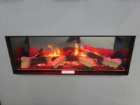 Evonic Fires Kiruna 1003mm e-smart Flame Effect Electric Fire, Built in Ex-Display...