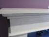 White Marble Fireplace Surround, Built in Ex-Display. Surround Size 116 x 137cm... - 2