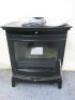 Flavel Rochester 7kw, Multi Fuel Stove, Model FCSSB (Chrome Door) with Manual & Glove. New/Ex-Display.