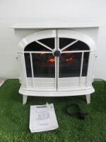 Dimplex Merribel Wood Effect Burning Stove, Model MRB20 with Power Supply.
