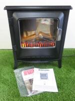 Dimplex Wood Effect Convectional Stove, Model LUC20 with Manual.