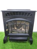 Burley Esteem Flueless Gas Free Standing Stove, Model 4121NG with Manual.