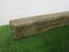 Geocast Dark Oak Reclaimed Effect Overmantel Beam. Size W108 x D7cm. - 2