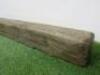 Geocast Dark Oak Reclaimed Effect Overmantel Beam. Size W108 x D7cm. - 3