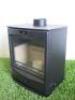 Mini Cast Log Burning Stove (used as samples for Carlton & Jenrick). Size H22cm. - 2